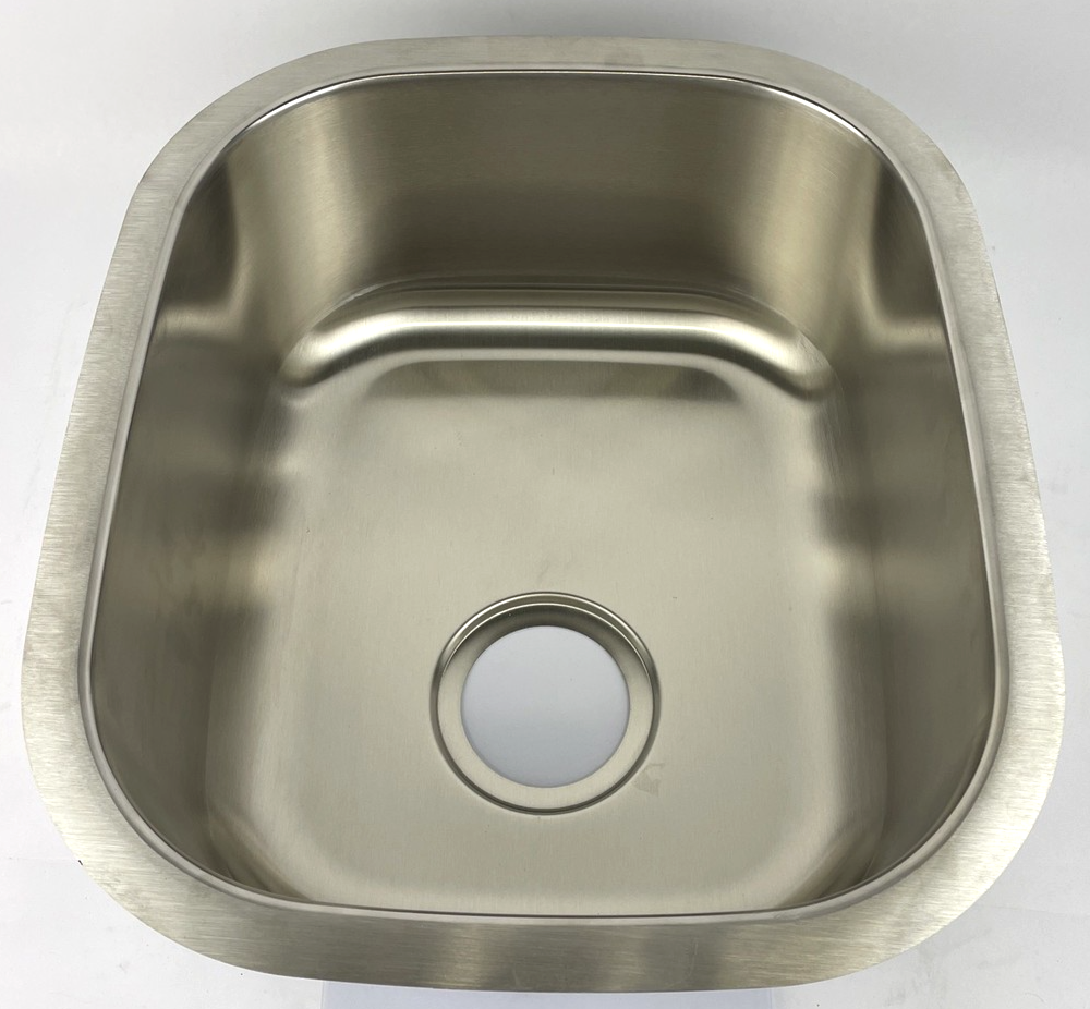 Julien J18 Stainless Steel Single Bowl Undermount Rectangular Kitchen Sink 16 in