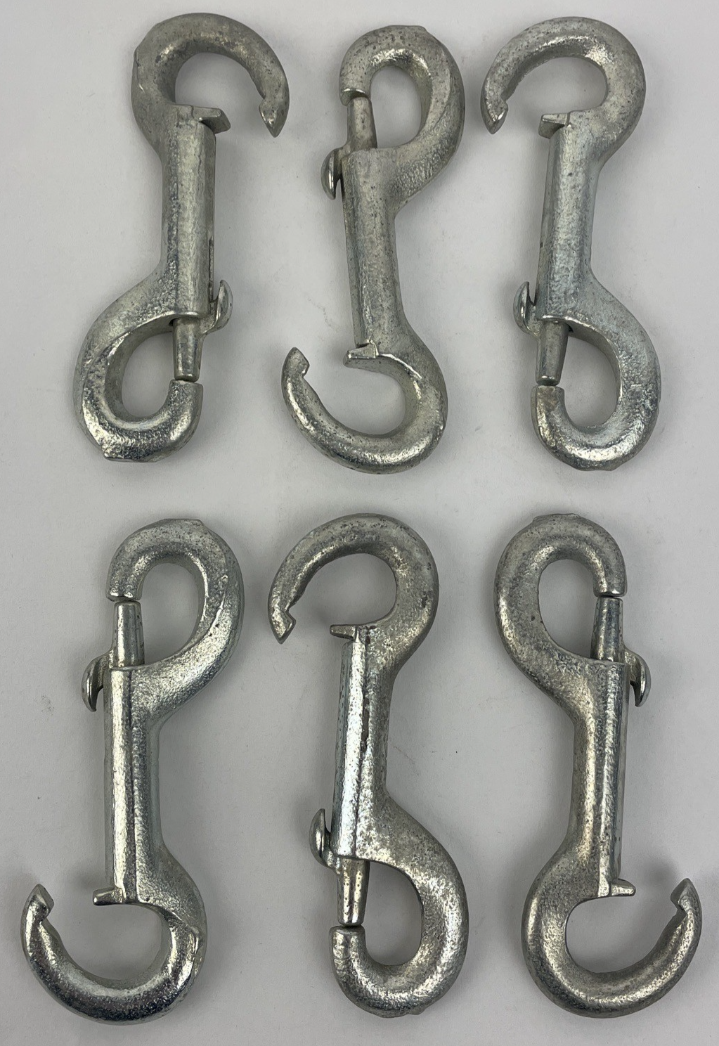 6 x Campbell Durable Zinc-plated Open Eye Bolt Rigid 3-1/2" Snap Model: T7606011