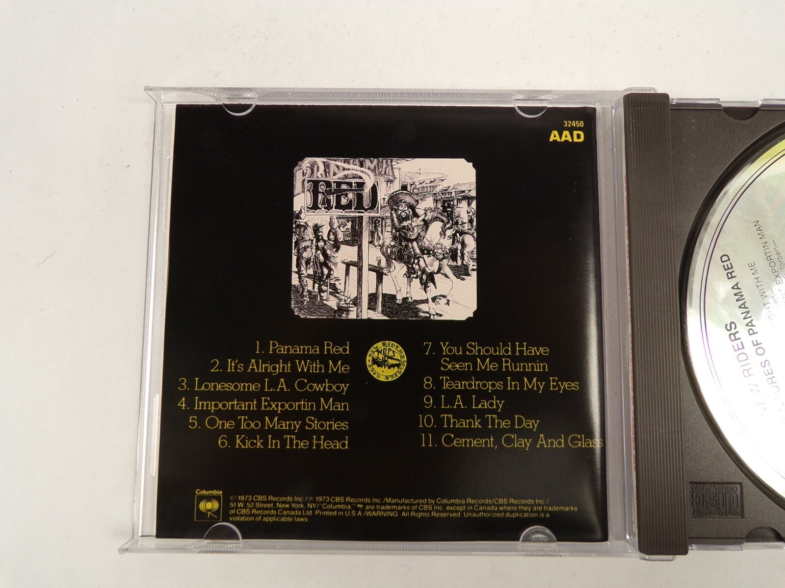 New Riders Panama Red LA Lady Thank The Day Kick In The Head CD#44
