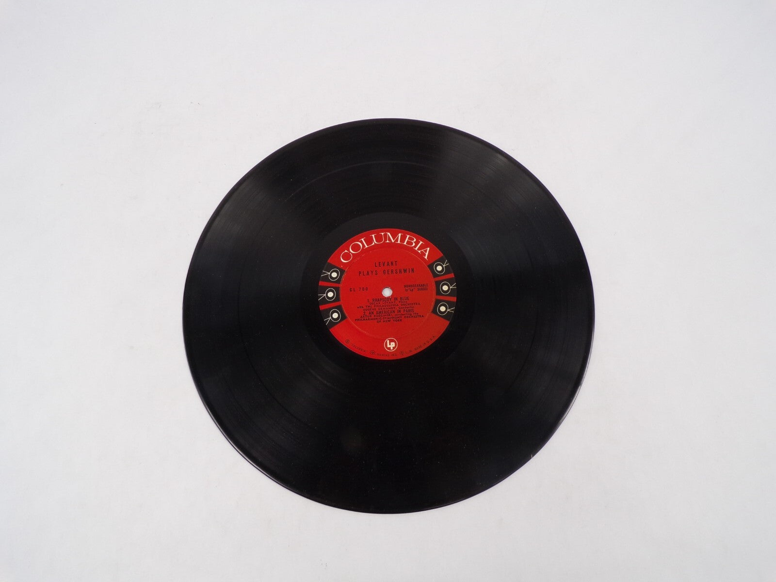 Levant Plays Gershwin Rhapsody In Blue An American In Paris Vinyl Record