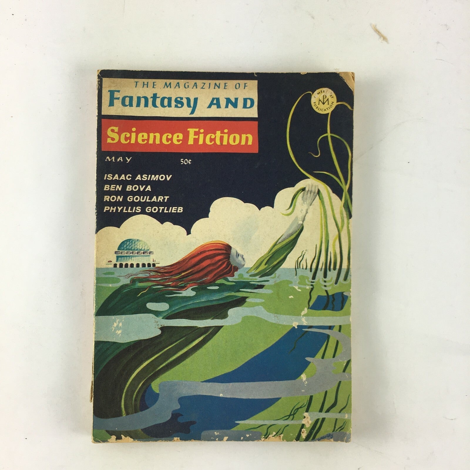 May Fantasy&Science Fiction Magazine Ben Bova Ron Goulart Phyllis Gotlies