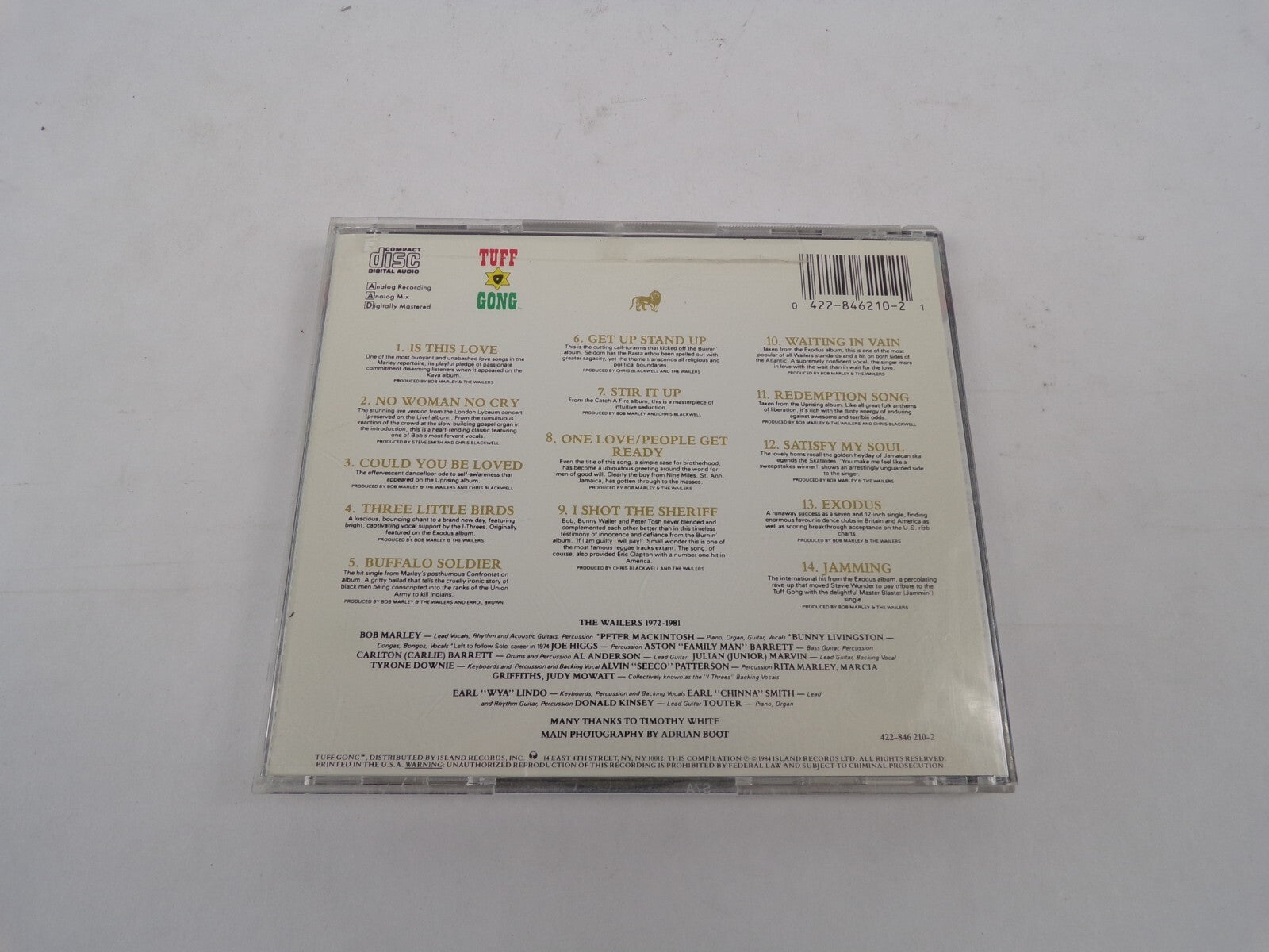 Bob Marley & The Wailers - Legend Is This Love No Woman No Cry Could You CD#26