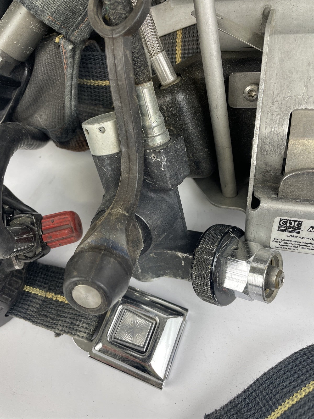 SCOTT SAFETY 4.5 4500 SCBA Air Pack Harness EZ-Flow Air Pak Plus with Sensor a