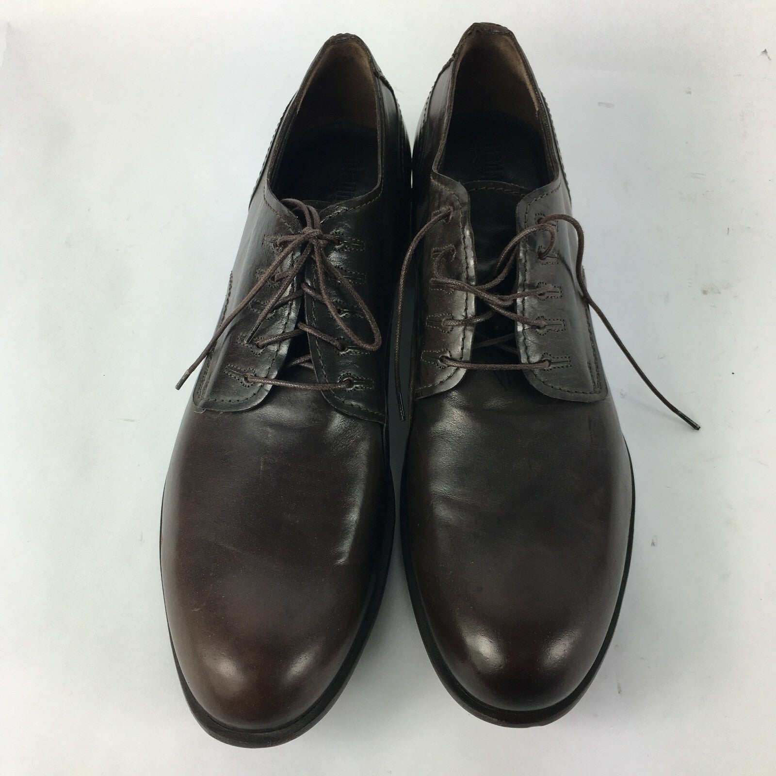 Genuine Gianni Barbato Stylish Derby Style Black Shoes for Men Size 42