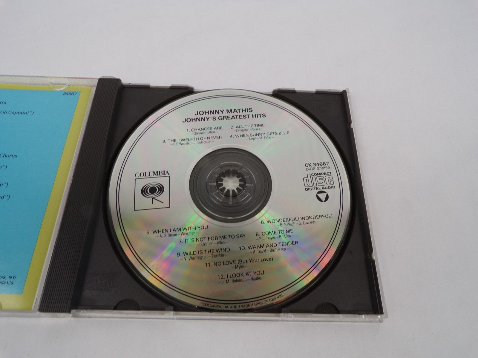 Johnny's Greatest Hits Chances Are All The Time The Twelfth Of Never When CD#63