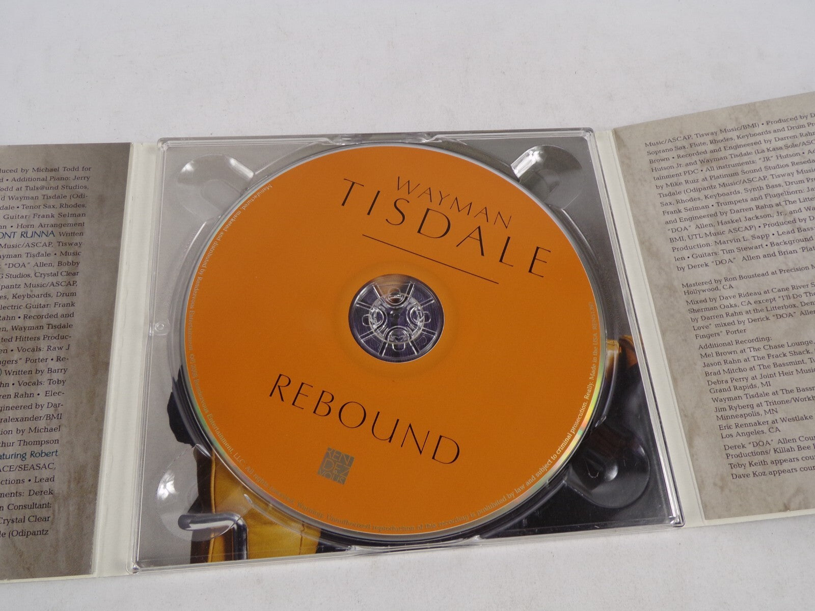 Wayman Tisdale Rebound Thrown' It Down Front Kunna One On One In Love CD#58