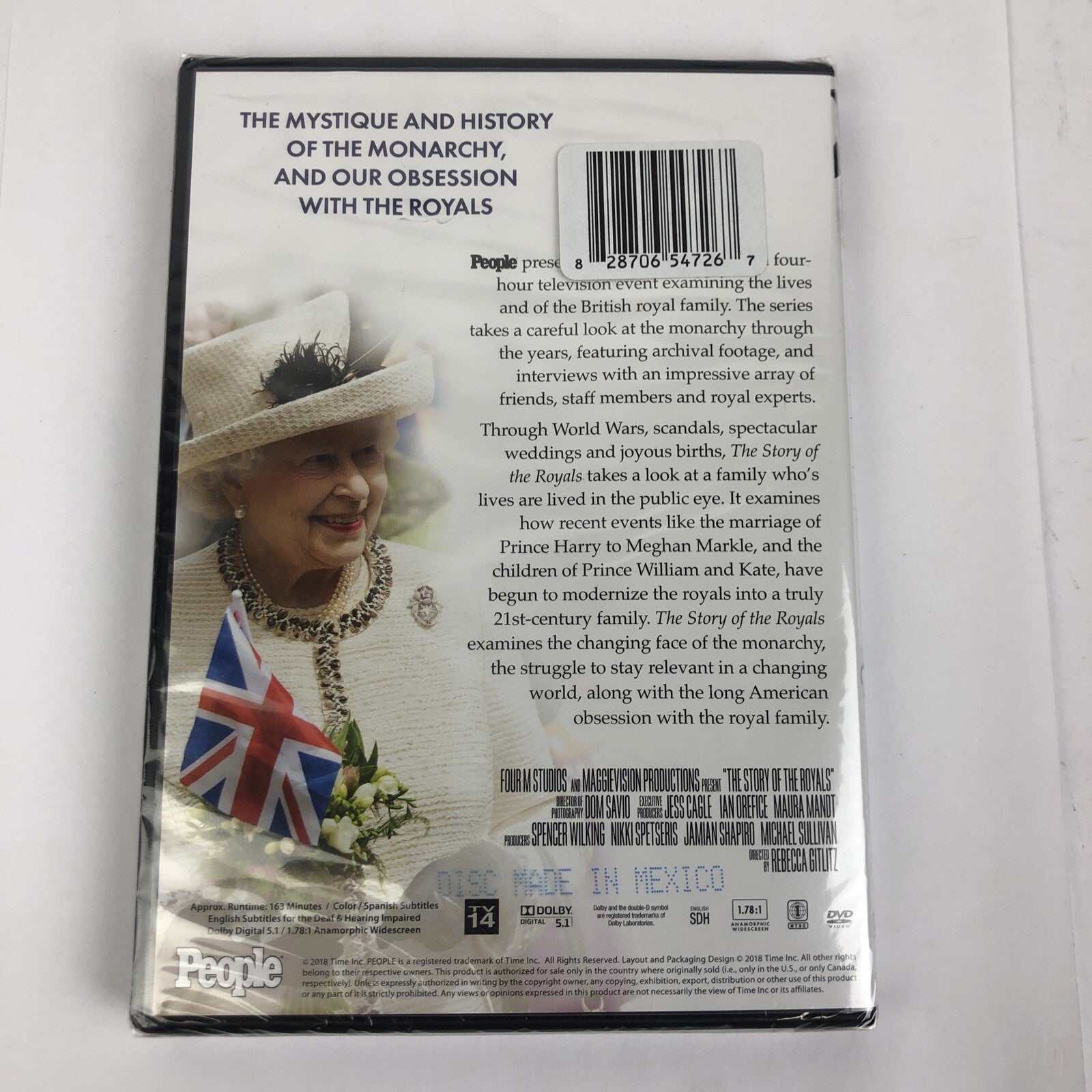 The Story Of The Royals (DVD, 2018, Widescreen) presented by PEOPLE - Brand NEW