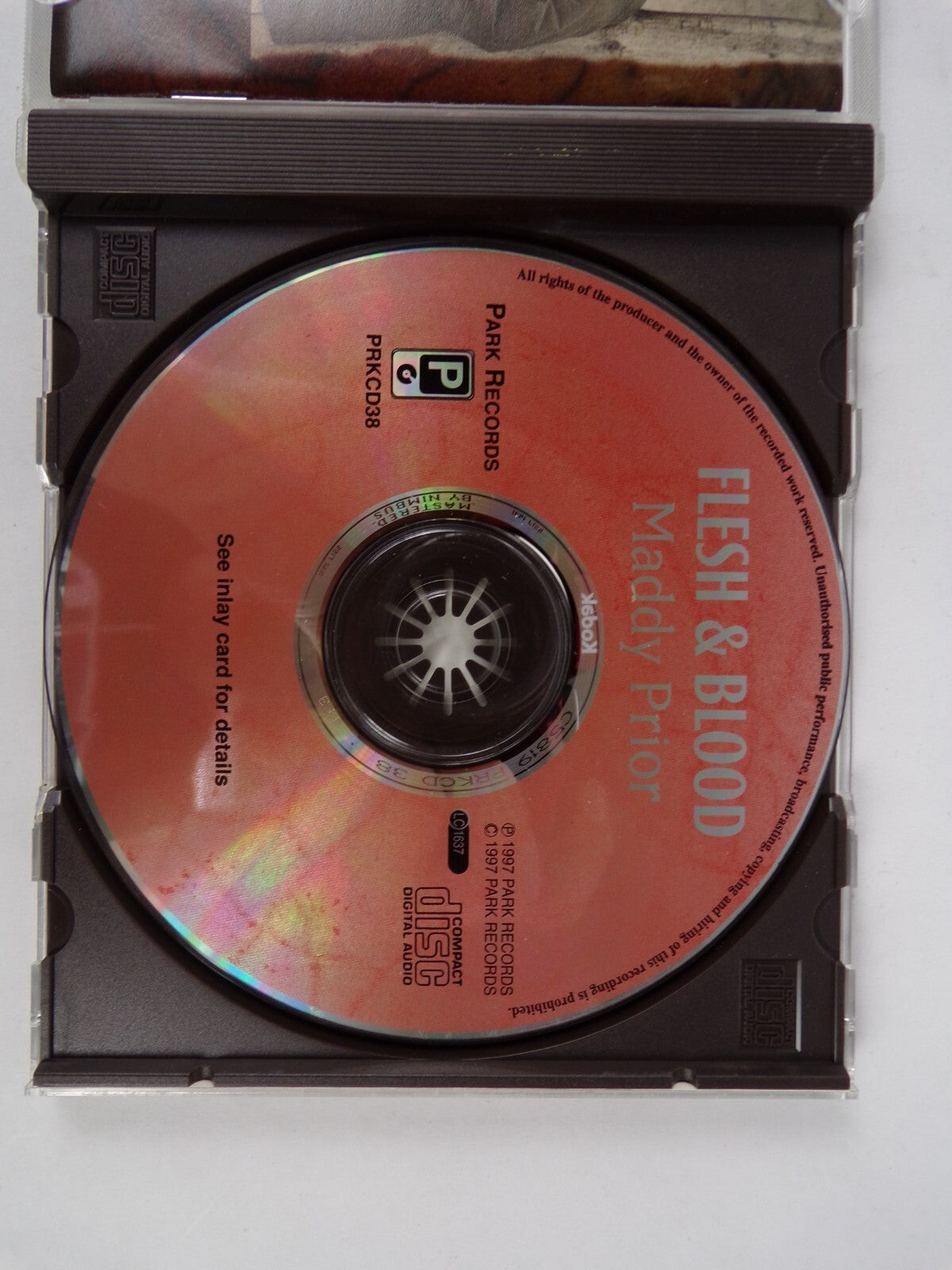 Flesh & Blood Maddy Prior Greatest Hits CD #9