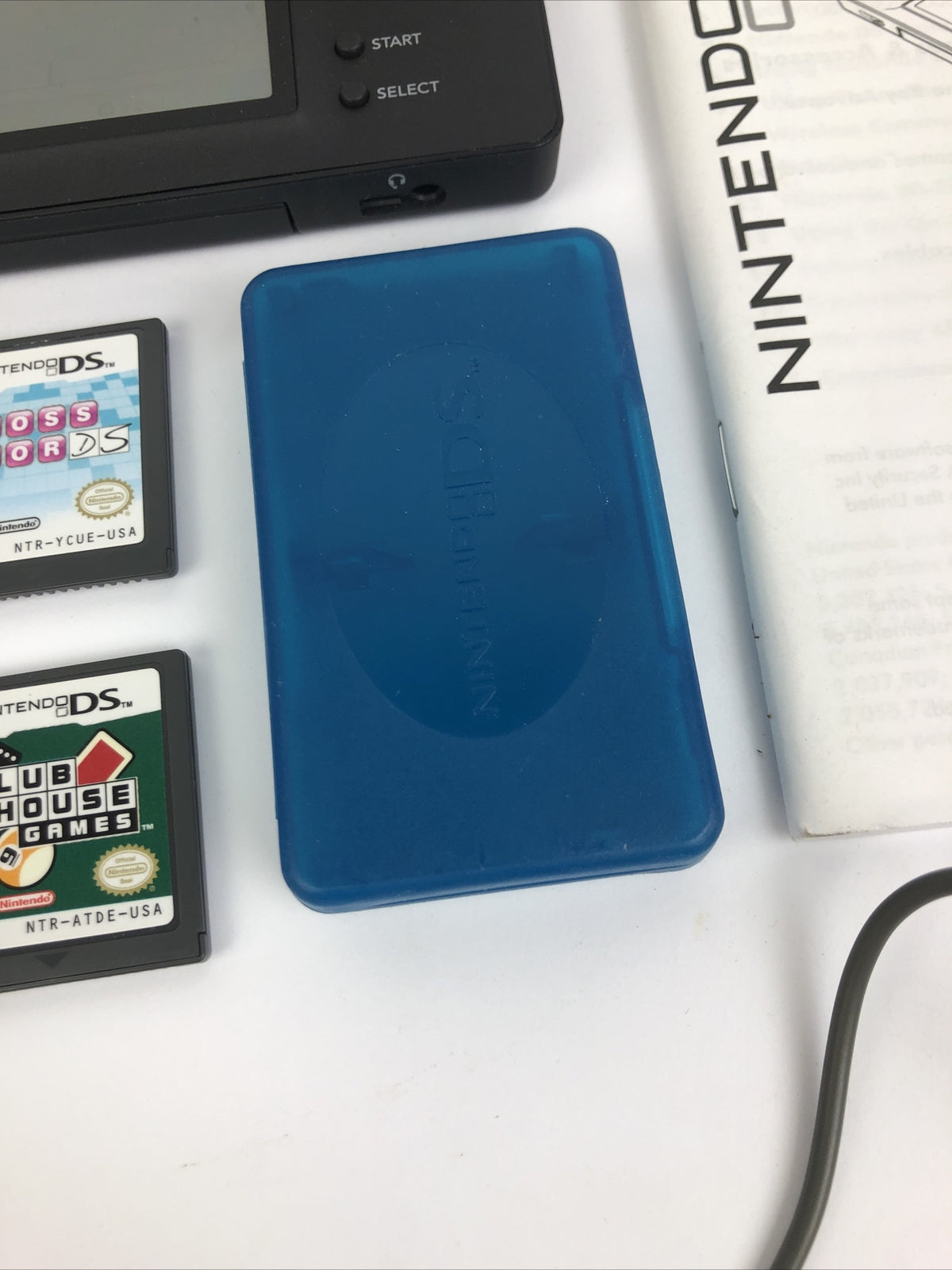 Nintendo DSi Lite Handheld System Burgundy With Charger And Stylus 4 Games LOOK