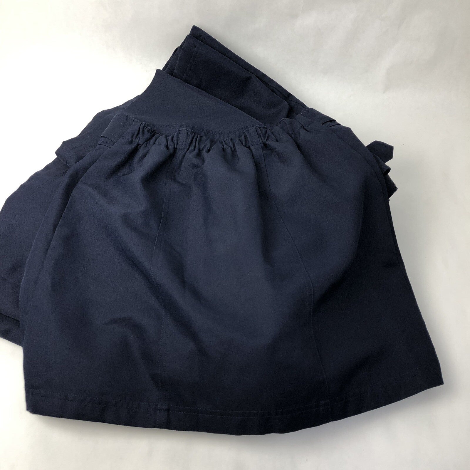 6 X GIRLS CHEROKEE SCHOOL UNIFORM / SKIRT / SKORT / SIZE XL- NAVY BLUE