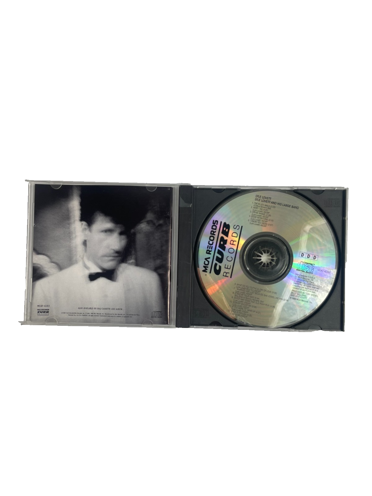 Lyle Lovett And His Large Band The Blues Walk Here I Am Cryin' Shame CD#10