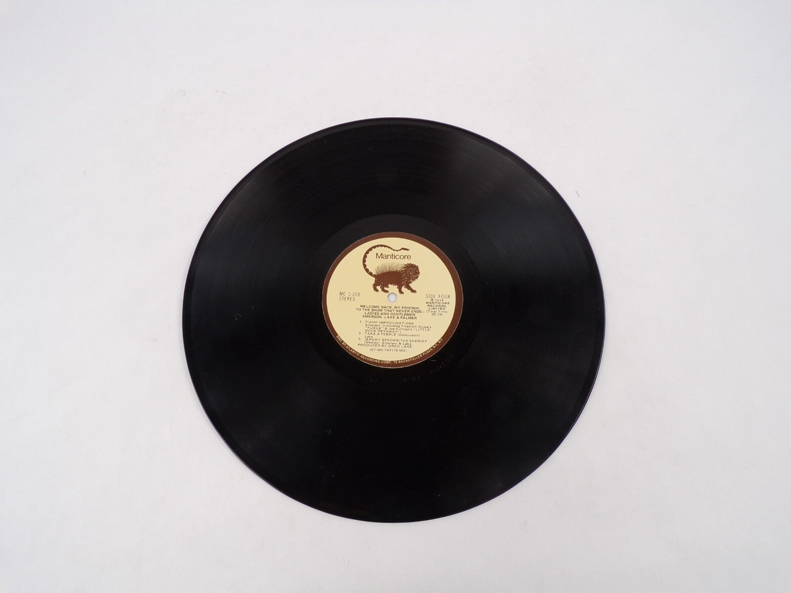 Emerson Lake & Palmer Hoedown Jerusalem Toccata Vinyl Record