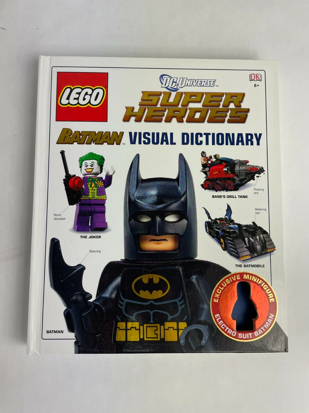 Lego Super Heros Batman Visual Dictionary The Joker The Batmobile Banes Drill M1