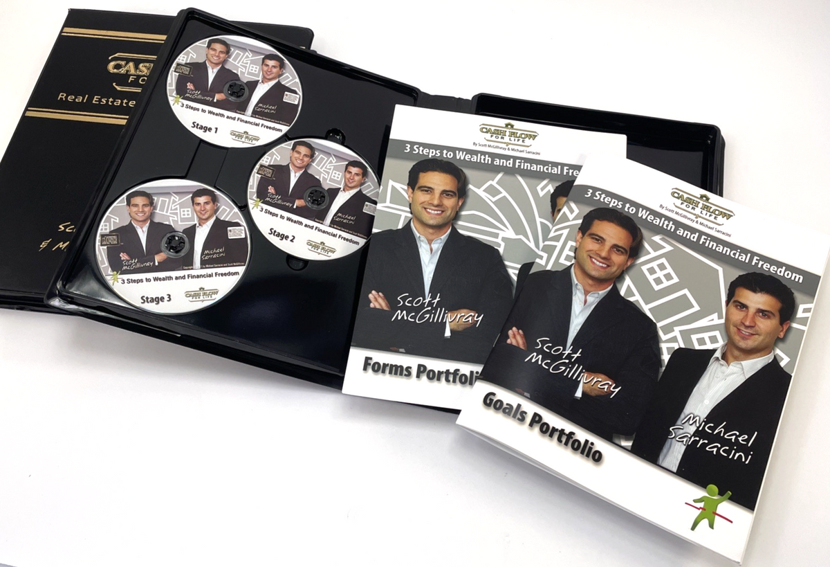 Cash Flow For Life Real Estate Training Program Manuals DVDs Vol. 1 & 2