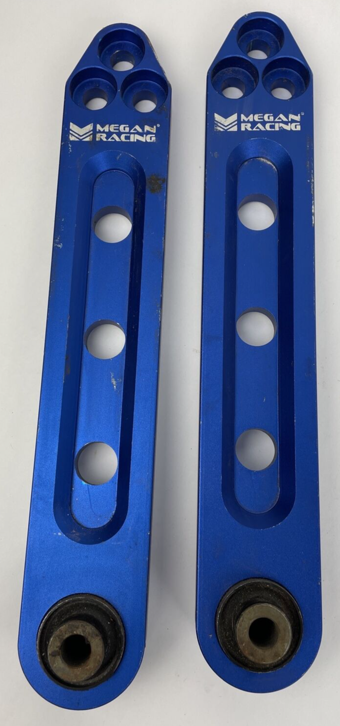 Megan Racing rear control arm bar blue