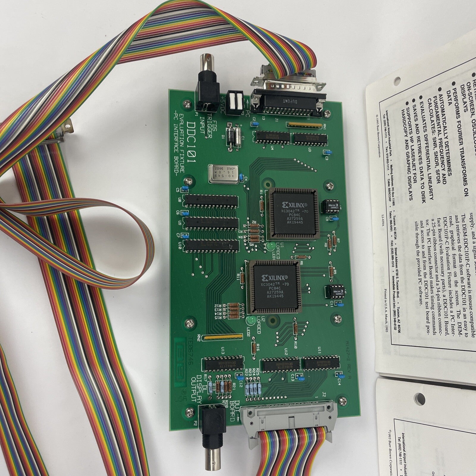 BURR-BROWN DEM-DDC101P-C EVALUATION FIXTURE DDC101 Analog To Digital Converter