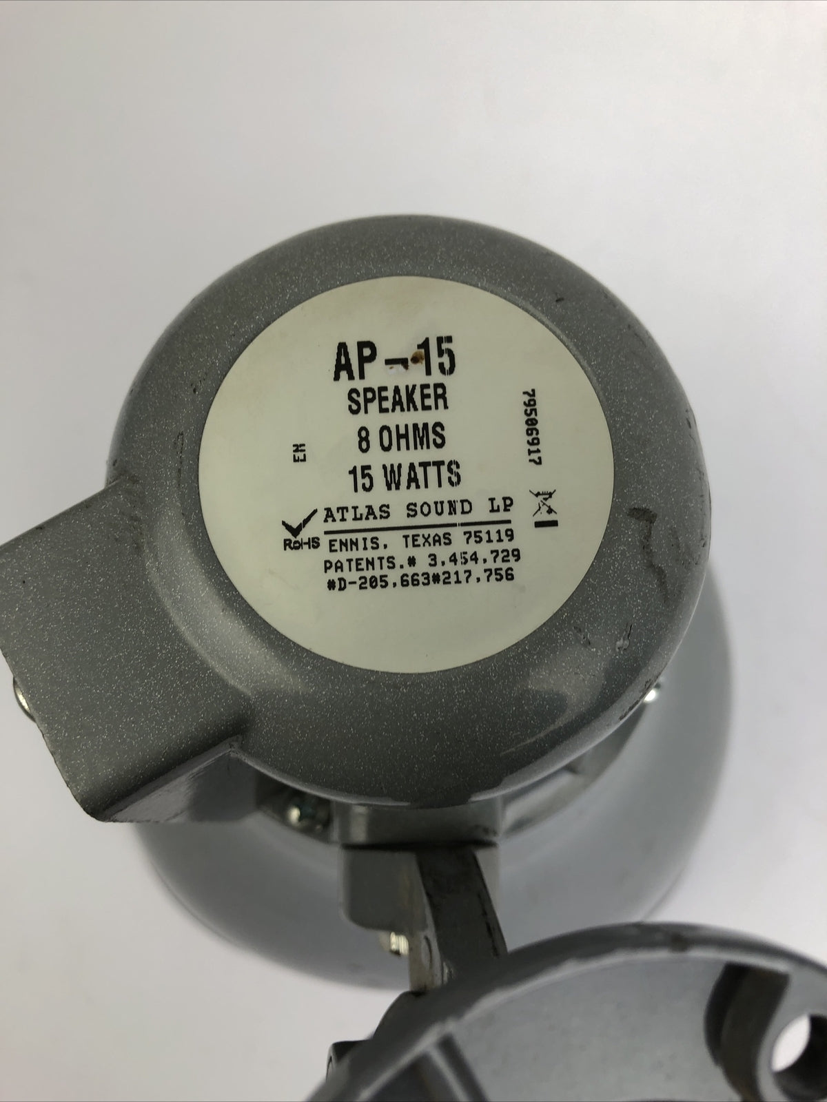 Atlas Sound LP USA AP-15 Horn Speaker, Loudspeaker - 8 OHMS 15 WATT A