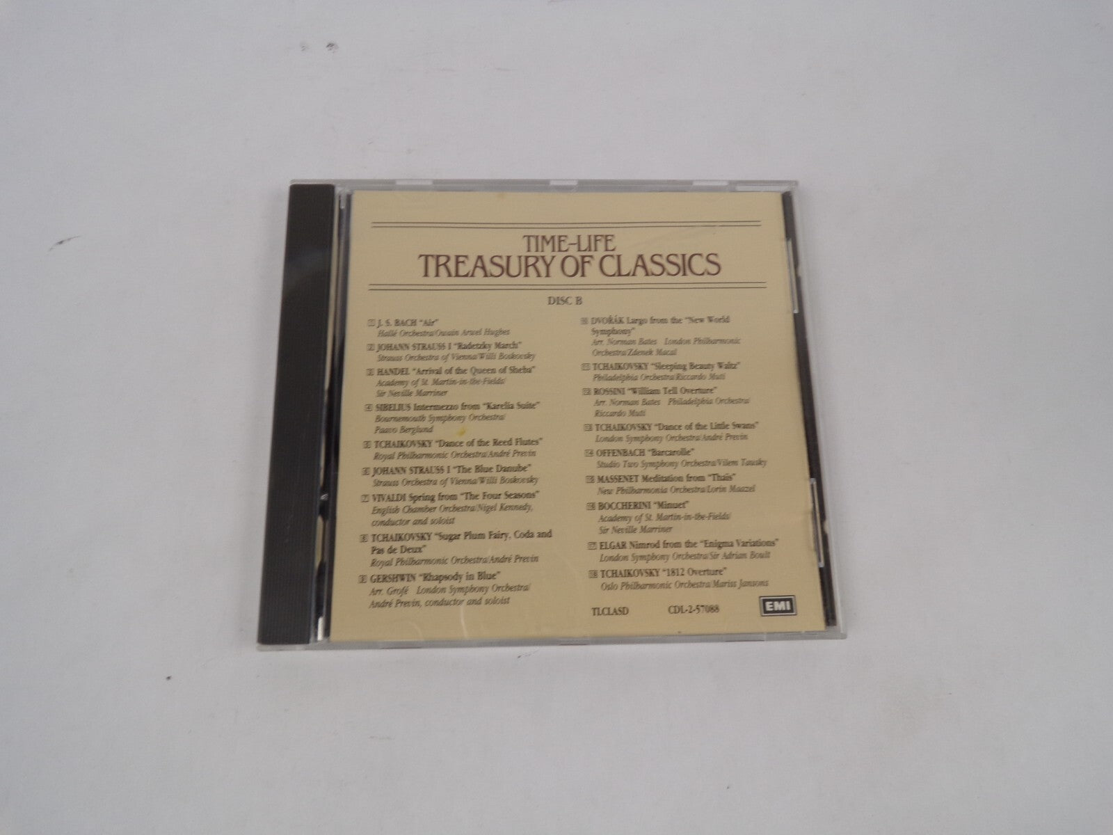 Time-Life Treasury Of Classics Phapsody In Blue Boccherini Minuet OffenbachCD#67