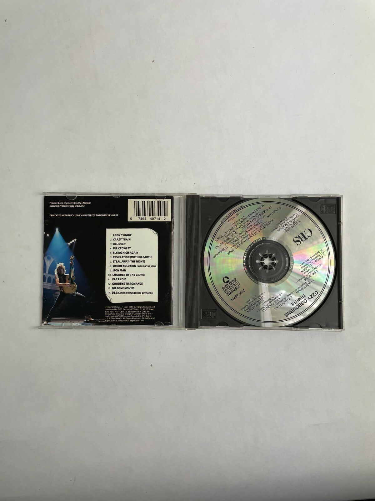 Ozzy Osbourne Randy Rhoads Tribute CD Q2