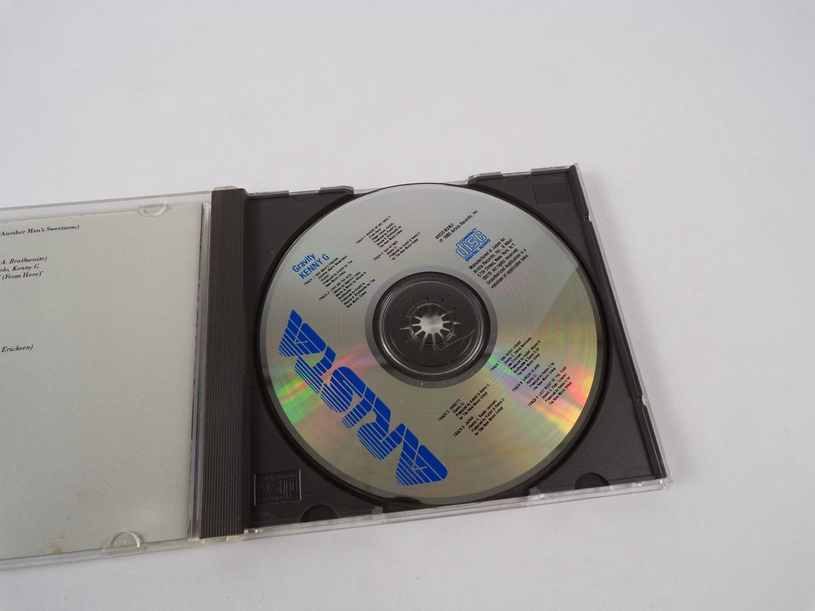 Kenny G/Gravity One Man's Poison Love On The Rise Where Do We' Take It Sax CD#12