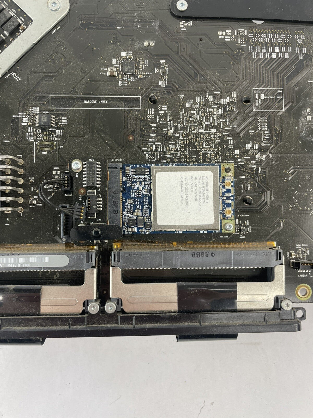 Apple iMac 24" A1225 Logic Board 2.66 GHz Core 2 Duo (E8135) 2009