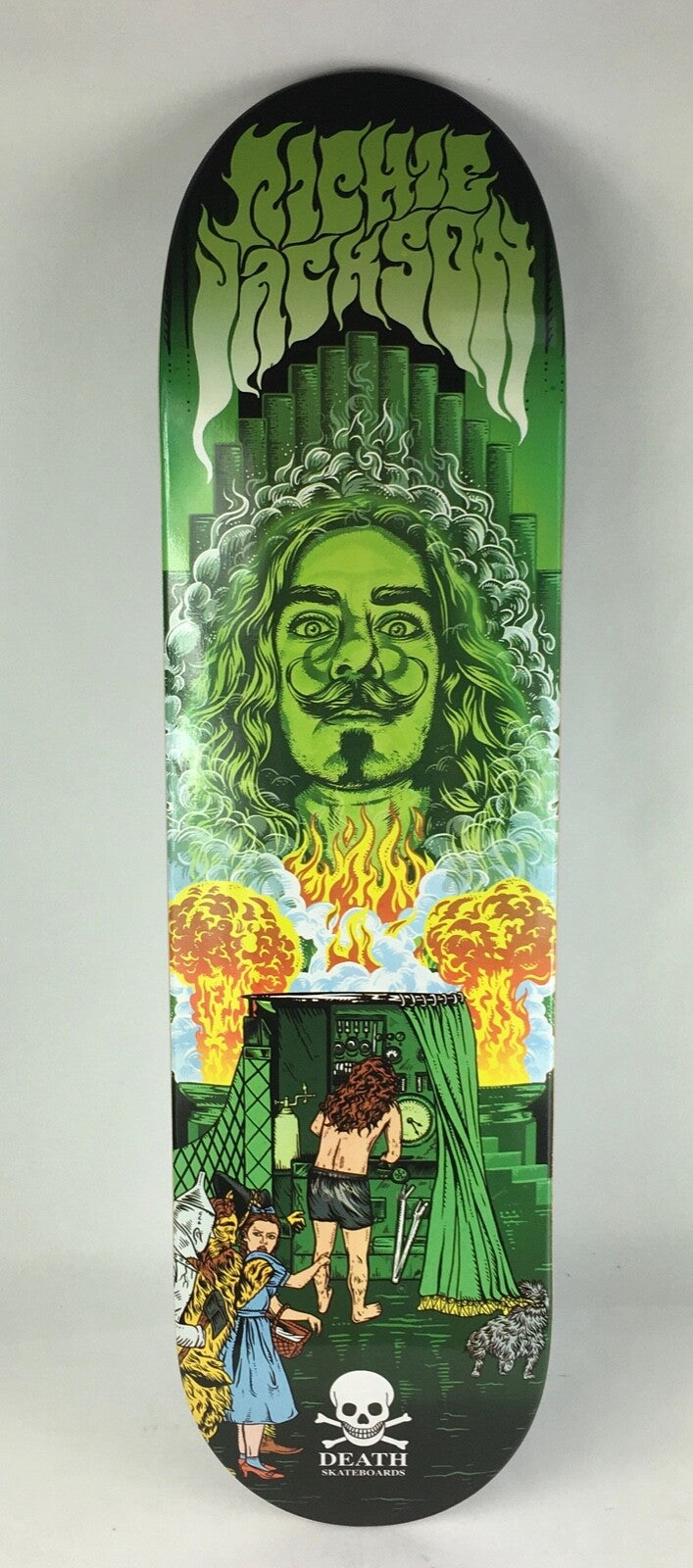 Richie Jackson Pro deck - Death Skateboards 8 " Smoke Mirrors - free grip