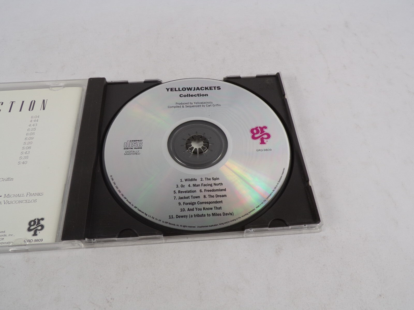 Yellow Jackets Collection Wildlife The Spin MAn FAcing North Freedomland CD#54