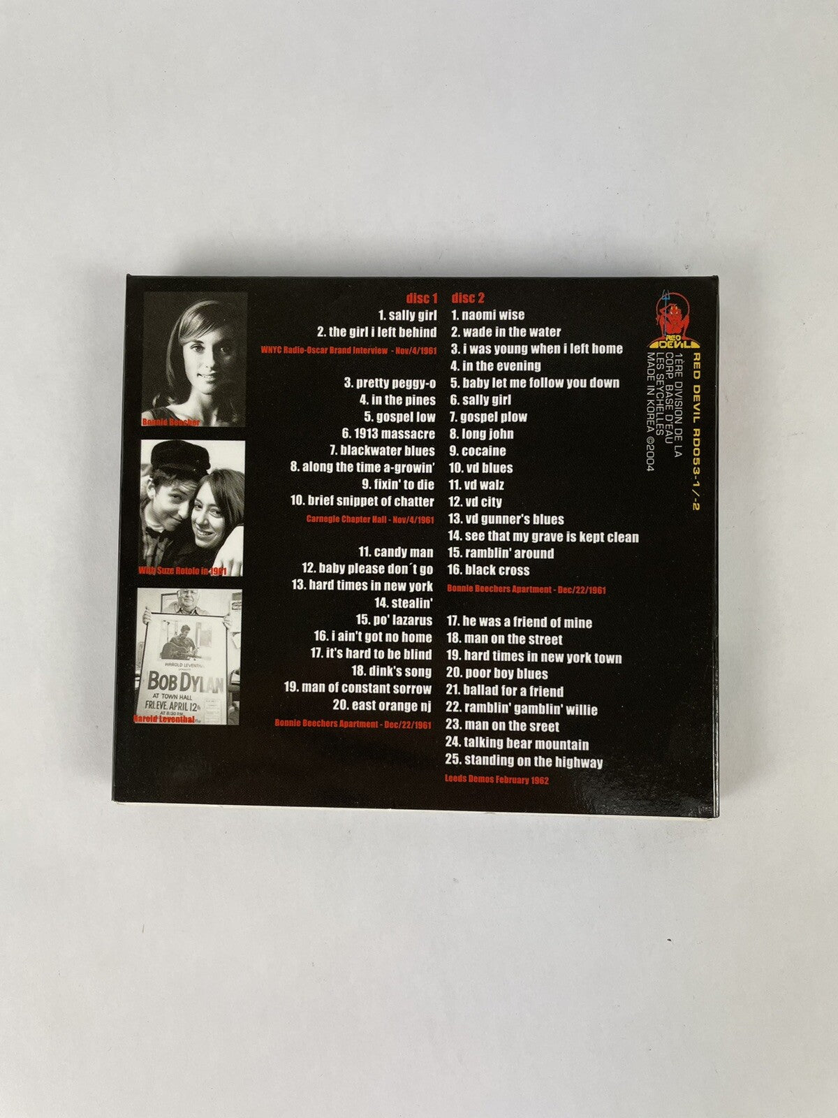 Bob Dylan - Early Dylan 2 Disc CD Set #7
