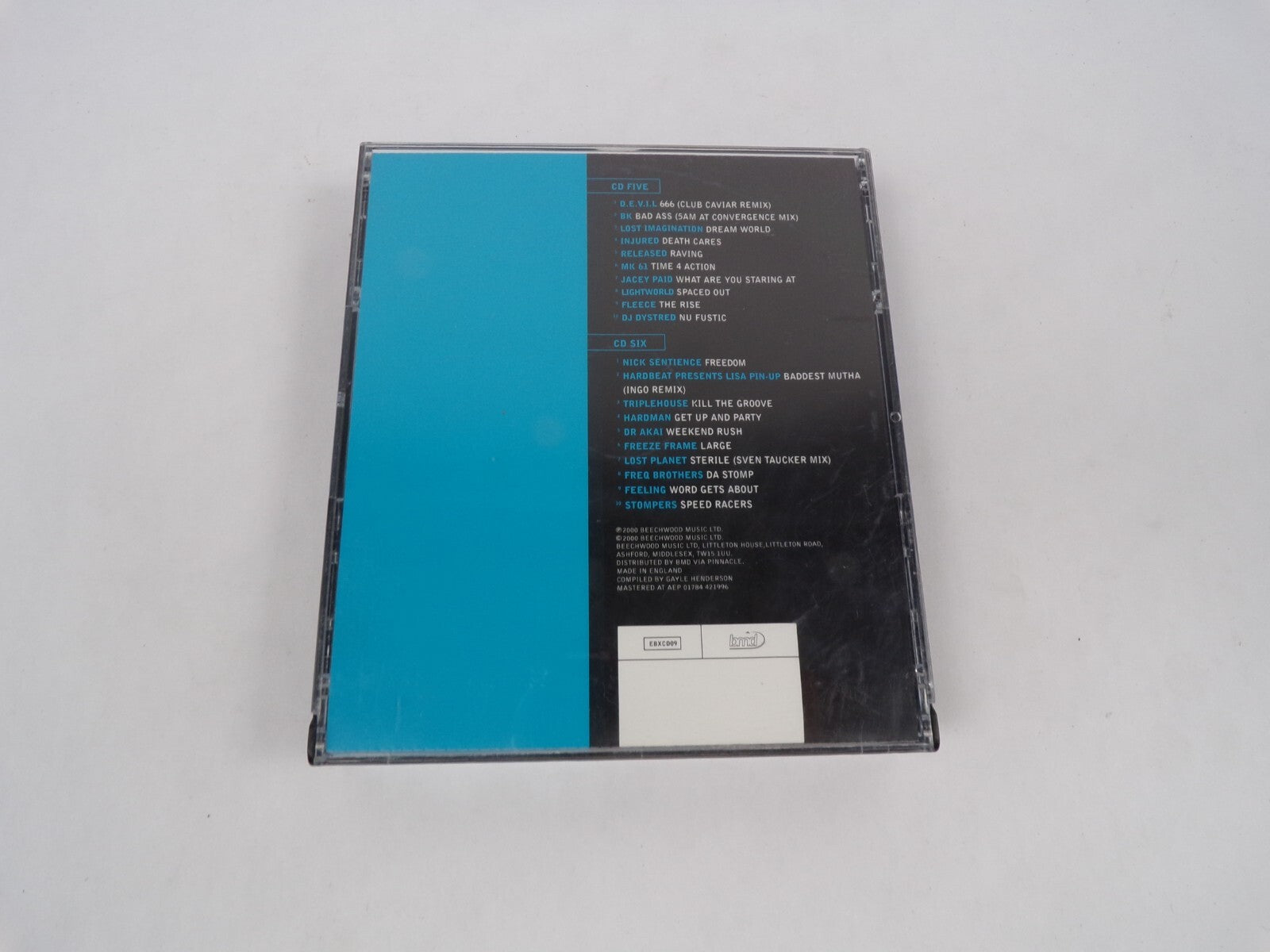 Essential Hard House Six-Pack CD Five & Six Nick Sentience Freedom HardbeatCD#63