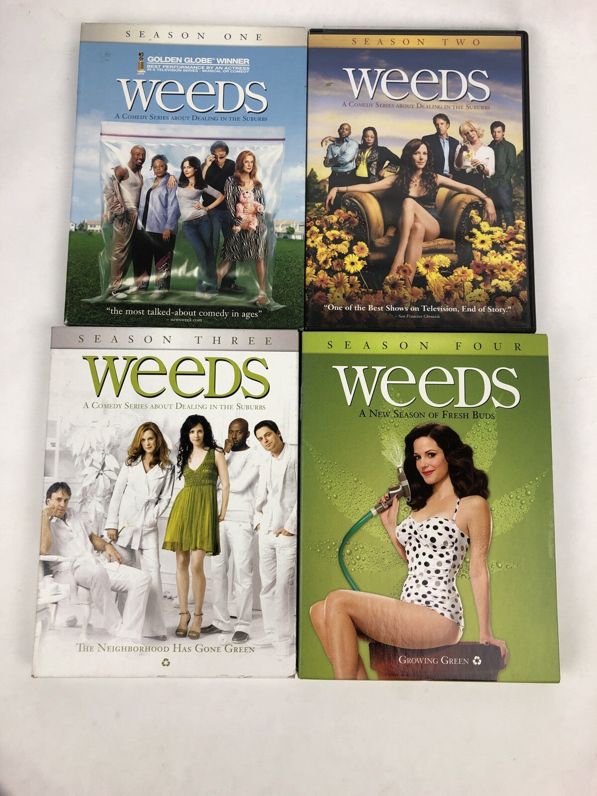 Weeds DVD Season 1,2,3,4 Comedy Series Mint Discs Guaranteed- Fast Free Shipping