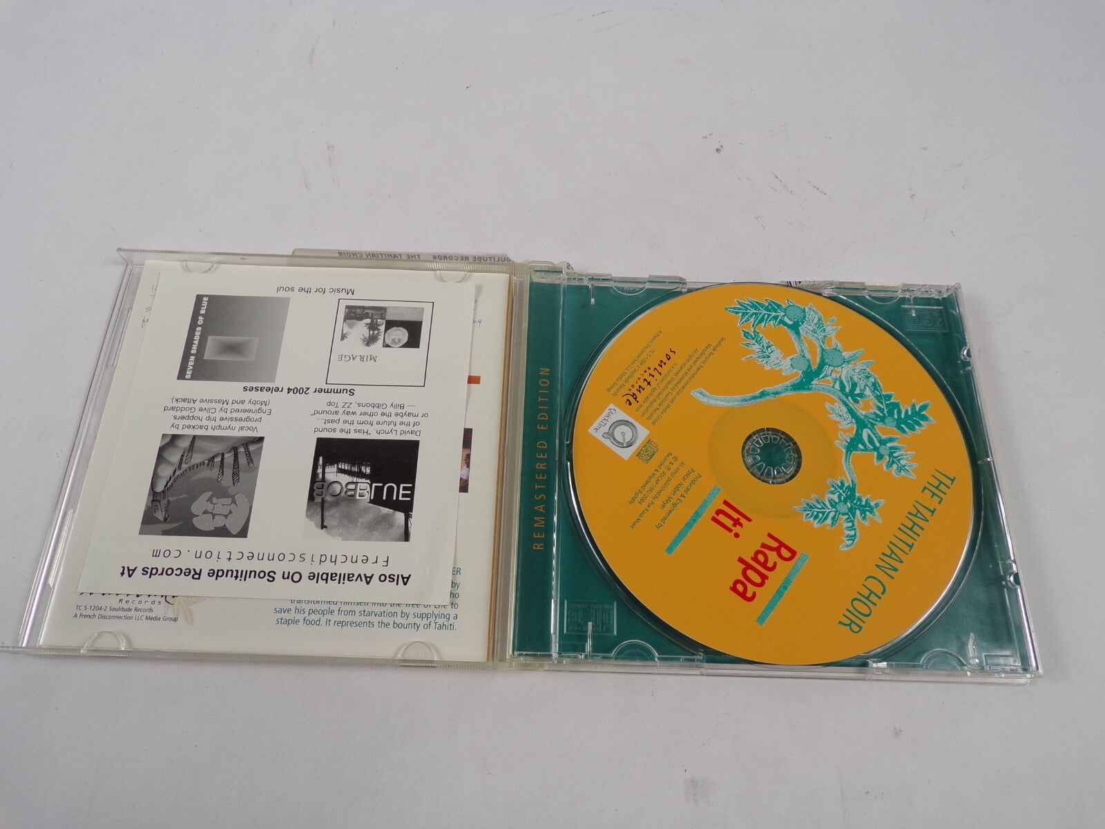 The Tahitian Choir Rapa Iti Remastered Edition Laorana Oparo Tevaitau CD#61