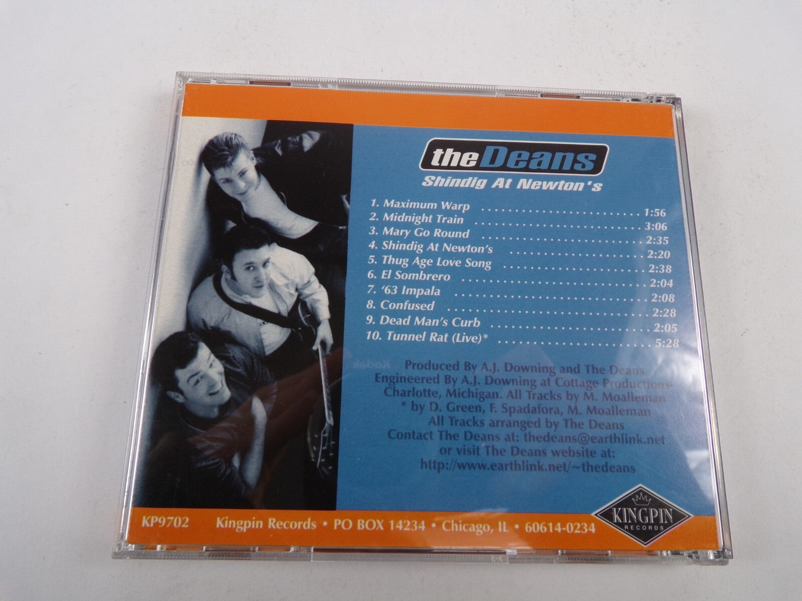 The Deans Shindig At Newtons Maximum Warp Mary Go Round Dead Man's Curb CD#3