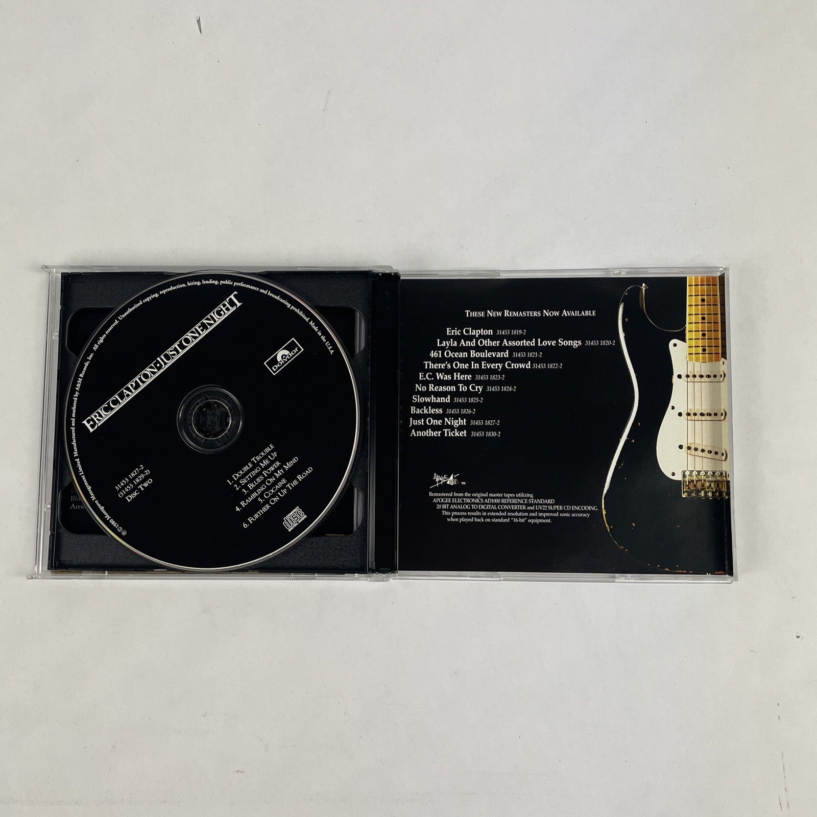 Eric Clapton - Just One Night CD (1980) #16
