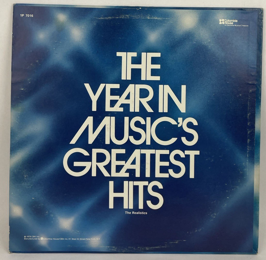 The Year In Music's Greatest Hits 1979 1P 7017 Columbia lp vinyl record VG+/VG+