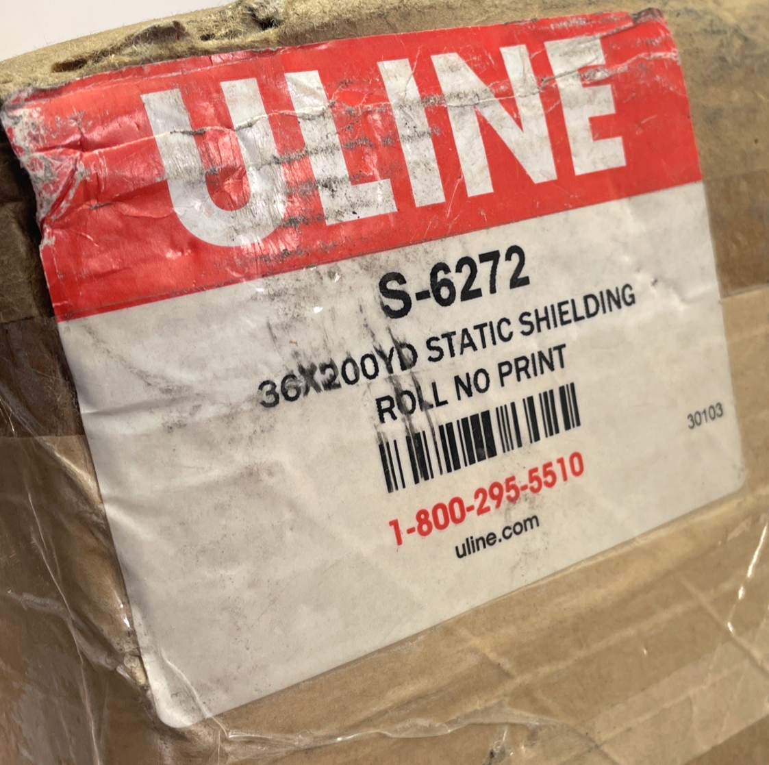 ULINE Static Shielding Roll - 36" x 200 yds - S-6272 - Faraday Cage - 4 Layer