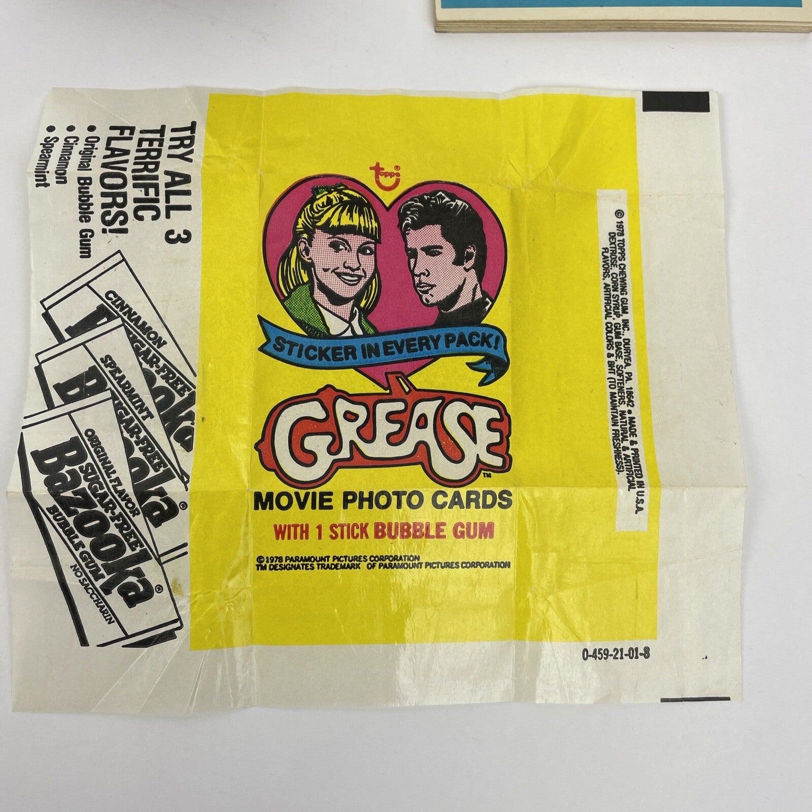 1978 Topps GREASE Movie Series 1 Trading Card Complete Set 1-66 w 11 Stickers