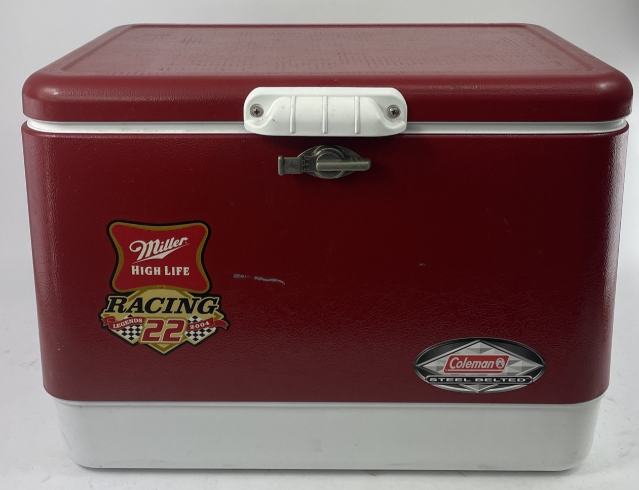 Rare Coleman Steel Belted Cooler USA - 54 QT Model 6150