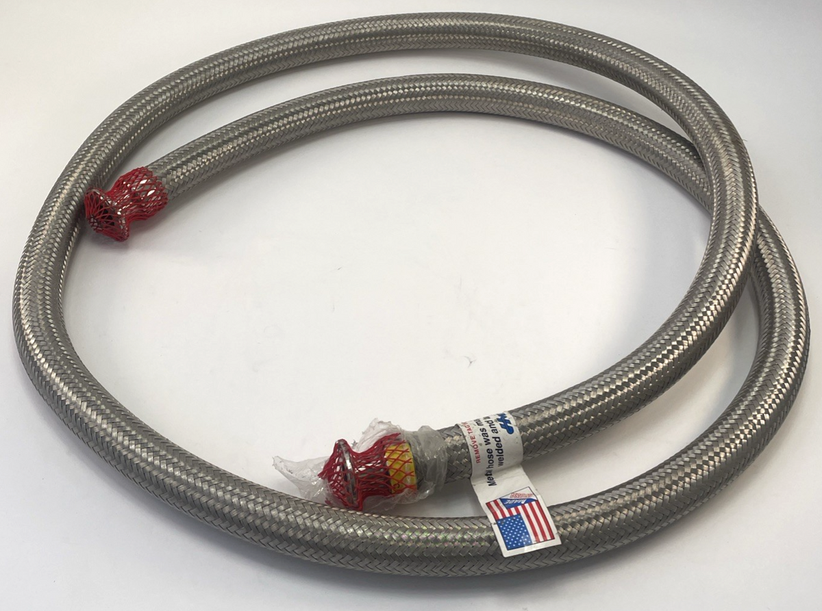 Hose Master CA316SAN 10 Ft Flexible Stainless Steel Sanitary Vacuum Hose 2" Tri