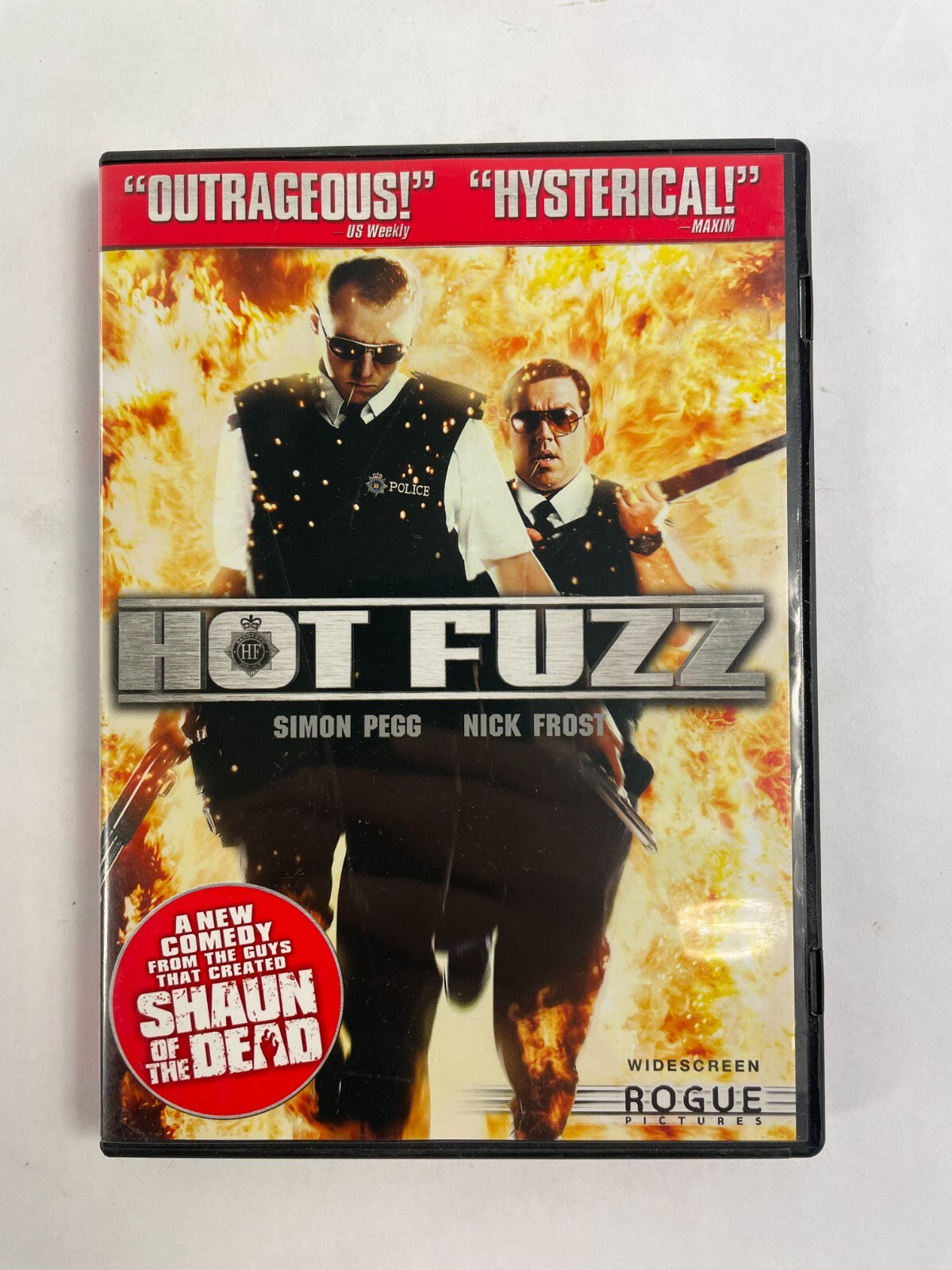 Hot Fuzz Simon Pegg Nick Frost Outrageous Hysterical Rogue Pictures DVD Movies