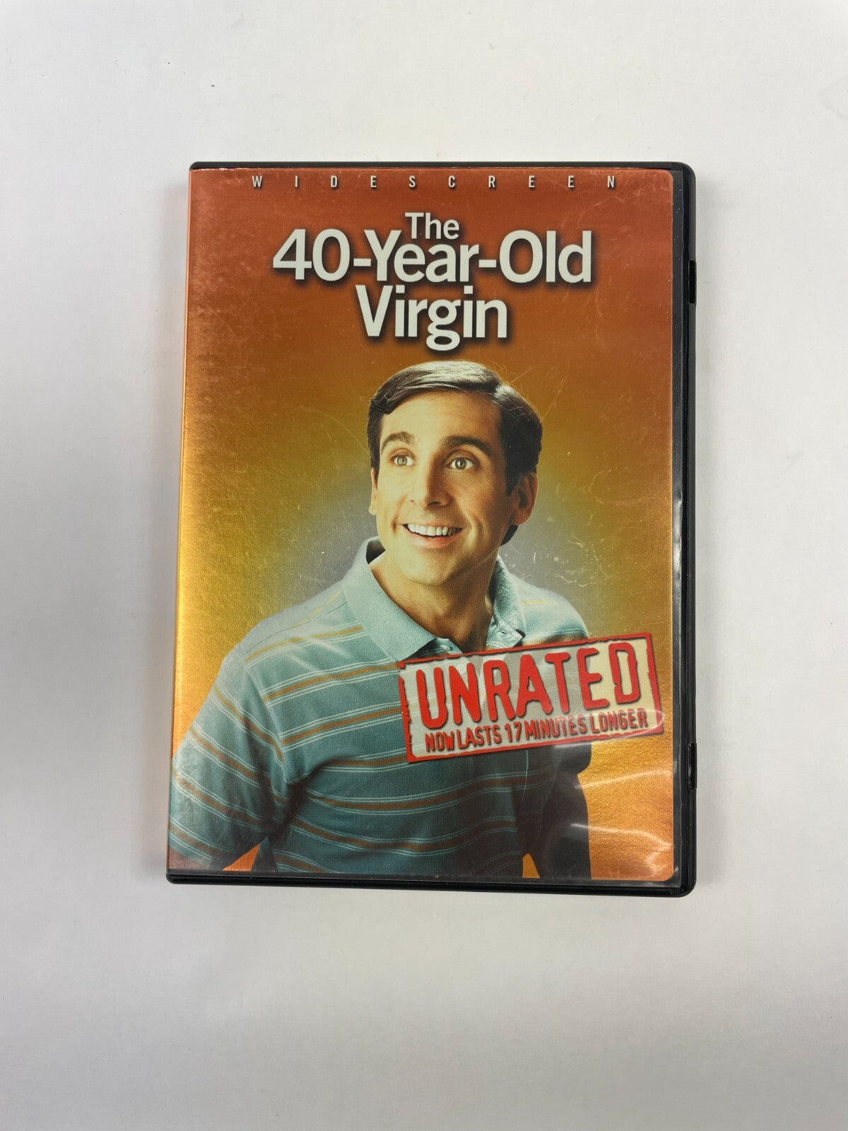 The 40 Year Old Virgin Unrated Now Lasts 17 Minutes Longer Steve CarellDVD Movie