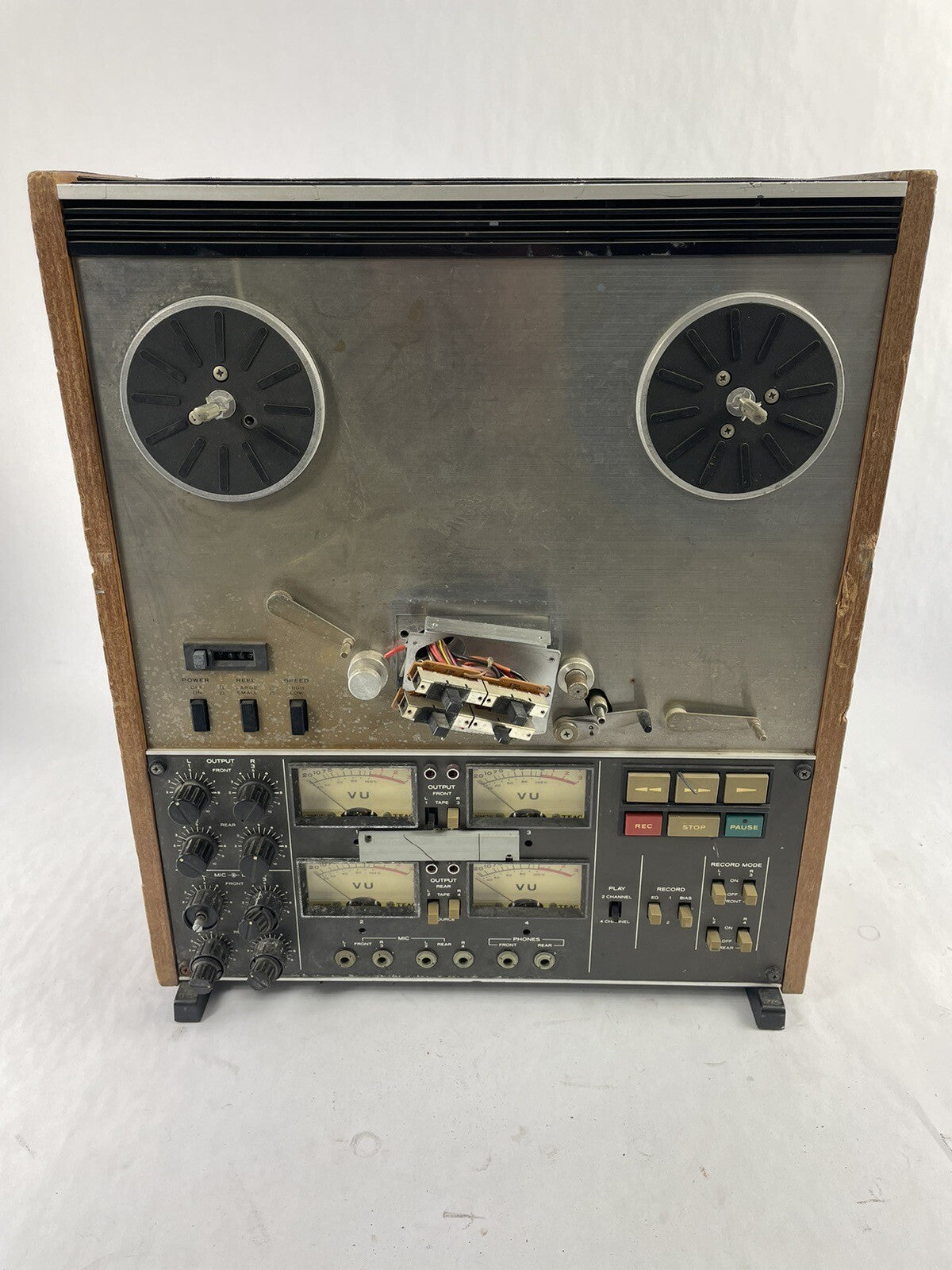 Power Tested Teac A-3340S 4-Channel Simul-Sync Reel to Reel Deck AS-IS