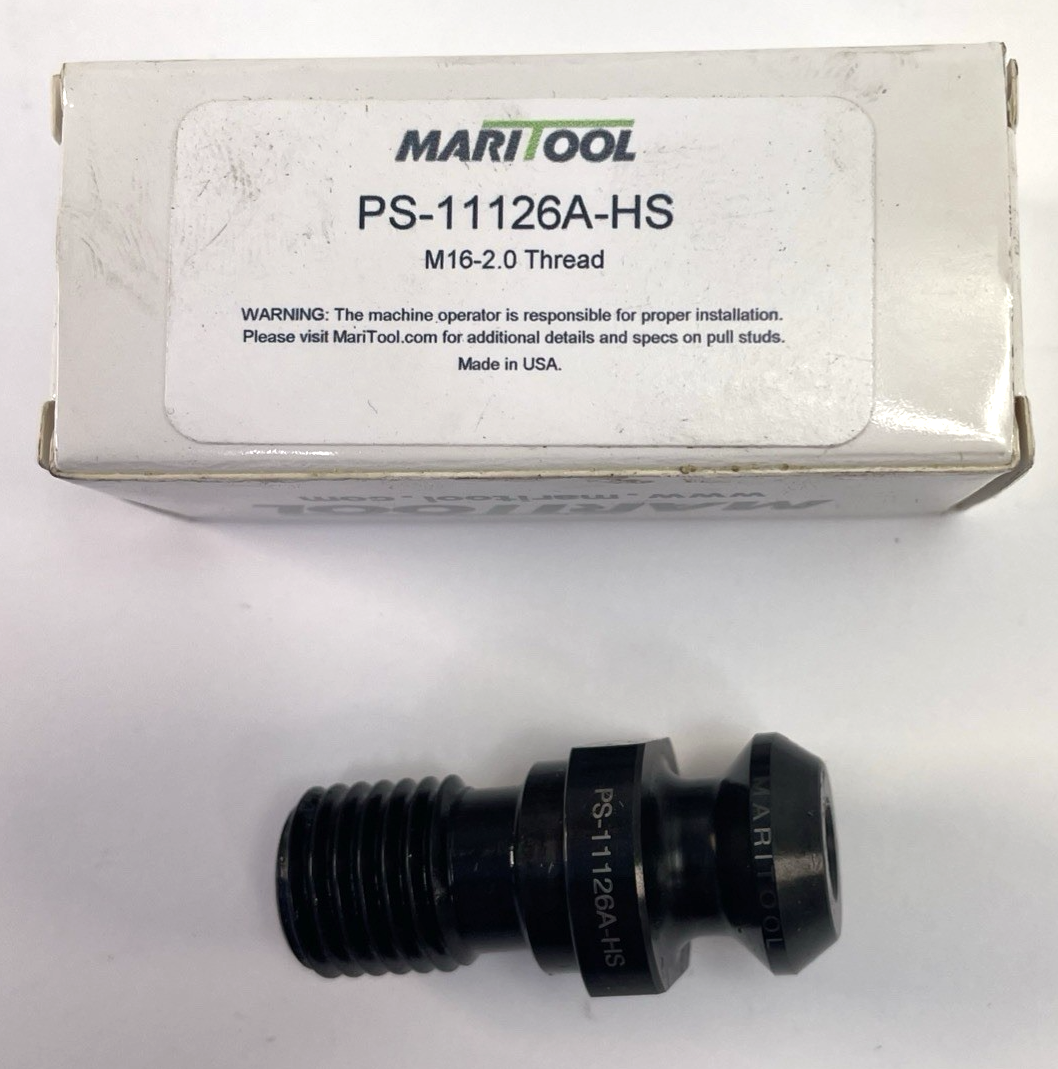MariTool PS-11126A-HS CNC Pull Stud Retention Knob M16 - 2.0 Thread OEM