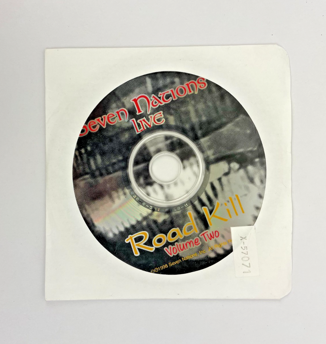 Road Kill Volume 2 Digital Audio CD Seven Nations Records 1998