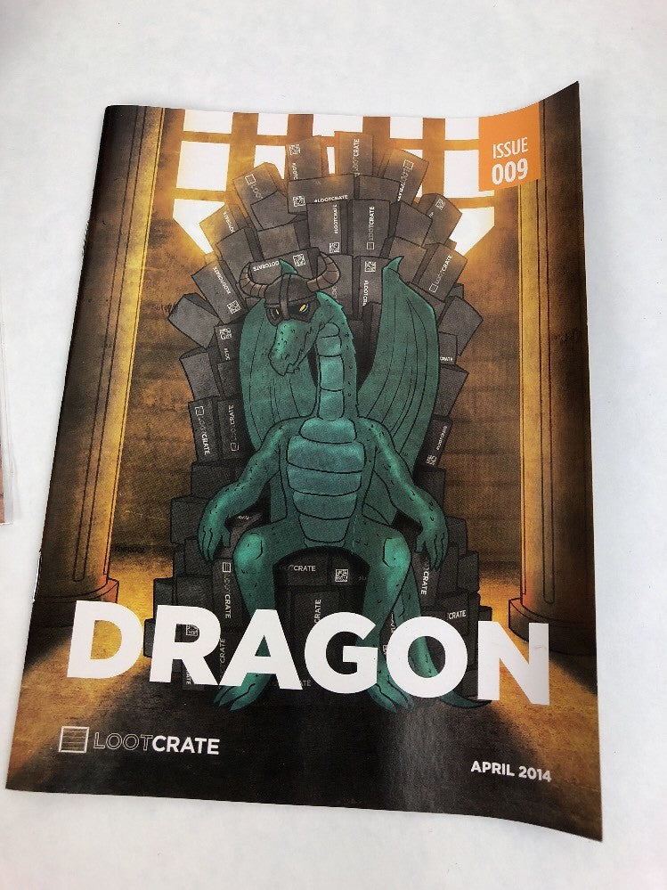 Dragon Slayer Dog Tags LOOTCRATE Aprl 2014 Bundle Pin Jerkey Screen Cleaner Dice