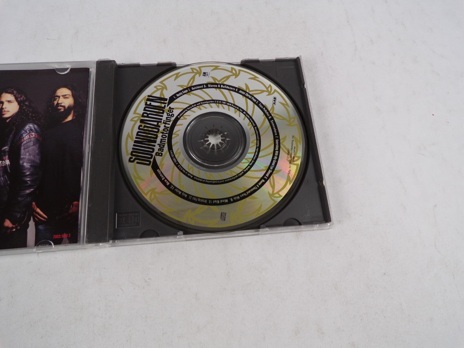SoundGarden Rusty Cage Outshined Jesus Christ Pose Face Pollution CD#34