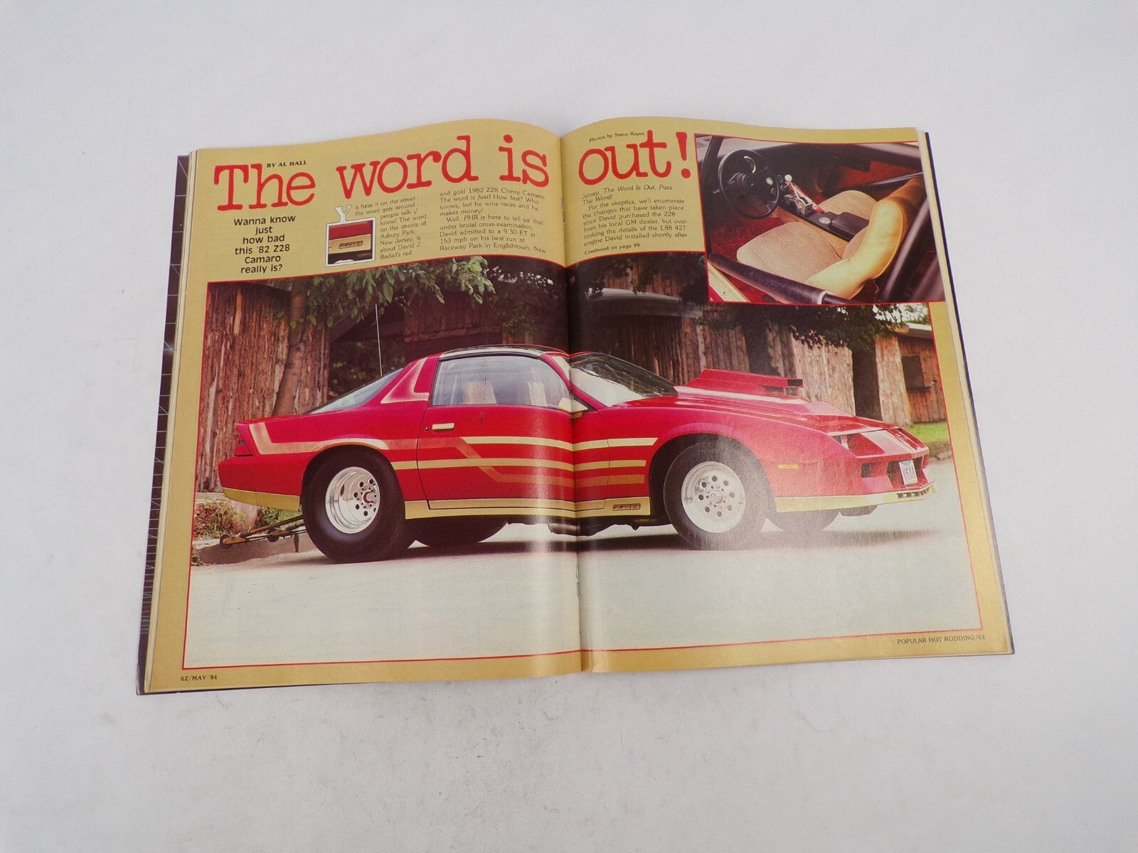May 1984 Hot Rod Magazine First Test! 150 MPH '85 Corvette Engine Swapping What'