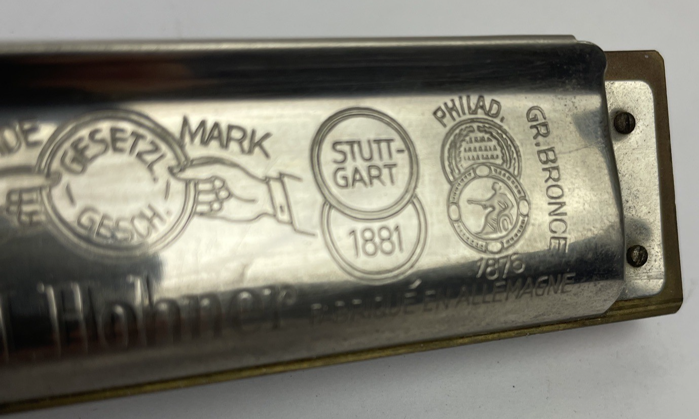 M. HOHNER A440 HARMONICA No. 1896 Marine Band Key Of C Made in Germany