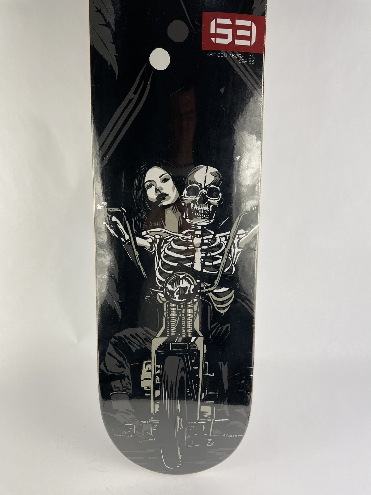 Easy Rider S3 7.5 x 31-inch hard rock maple skateboard deck with pre-applied grip tape C1.