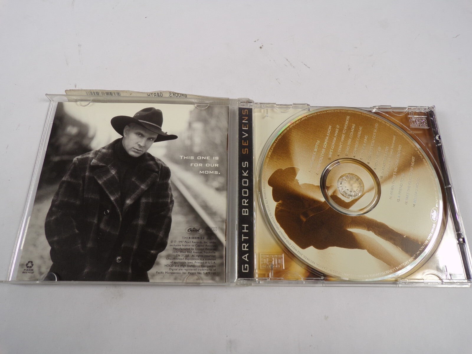 Garth Brooks Sevens Longneck Bottle She's Gonna Make Fit For A King CD#51