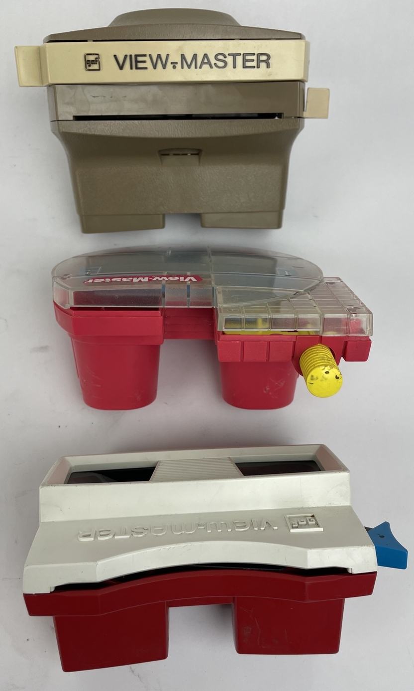 Lot of 3 x Vintage GAF Viewmaster 3D Lighted Disney 1964 White House - RARE FIND